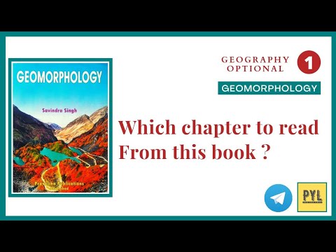 Topics to Read In Geomorphology Book 📚 by Savindra Singh || PYQ || Where to find topics in book 📚