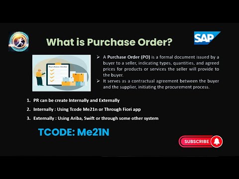Understanding SAP Purchase Order | ME21N | SAP MM