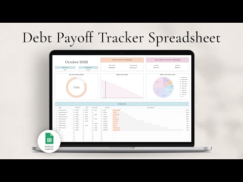 Debt Payoff Tracker for Google Sheets | Debt Snowball, Avalanche & Custom Order Option