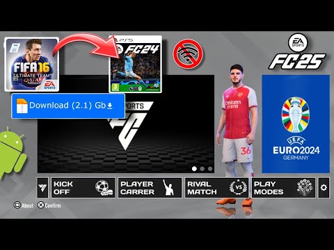 FIFA 16 Mod FC 25 For Android | Best Graphics