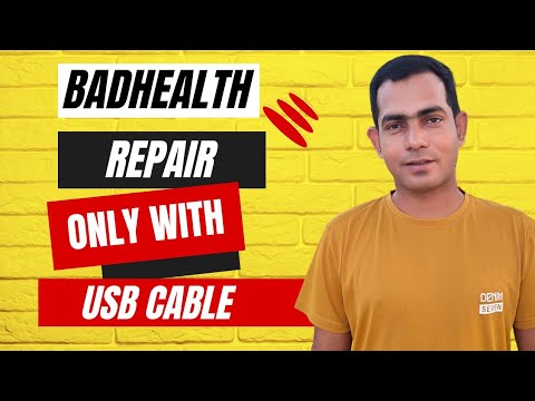 Making Dump file and verify Bad health with USB