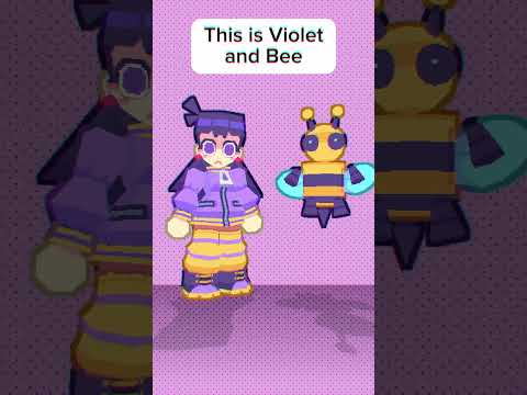 It's violet and bee! tell them what to do! 👋🐝 #animation #meme #fyp