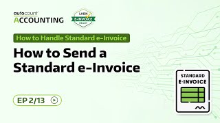 How to Send a Standard e-Invoice | How to Handle Standard e-Invoice | 19