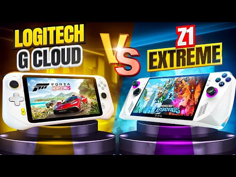 2023's Top Gaming Consoles: Asus Rog Ally Z1 Extreme Vs Logitech G Cloud Analysis | ROG ALLY GAMING