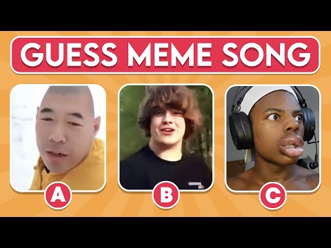 Guess Meme SONG | One Two Buckle My Shoe, Skibidi Dom Dom Yes Yes, IshowSpeed Quiz