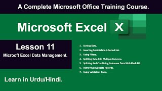 How to Use Microsoft Excel Data Management.