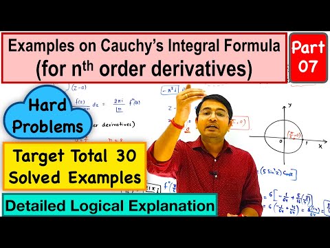 Examples on Cauchy Integral Formula(for nth order derivatives) :Part-7