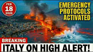 Pozzuoli RUPTURES 9KM Fault Line — Campi Flegrei Magma RISES as Vesuvius Link CONFIRMED!