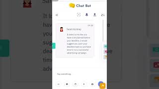 Chat Application Dashboard with Real-Time Messaging UI - ChatxBot