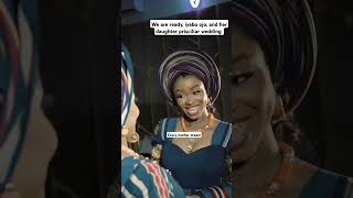 We are ready, iyabo ojo, and her daughter priscillar wedding .#wedding