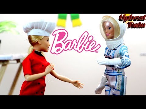 Barbie Careers Chef and Astronaut| Unboxing dolls and Pretend Play