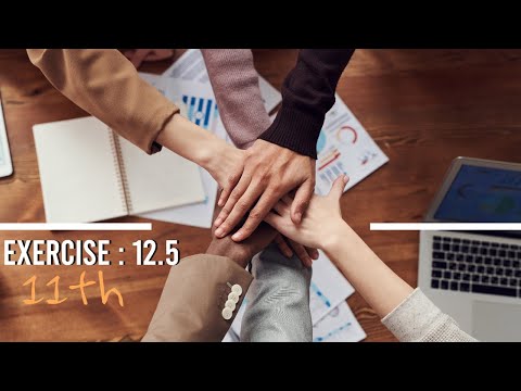 11th Class Math, Ch 12, Lec 5 - Exercise 12.5 All Questions - FSc Part 1 Maths
