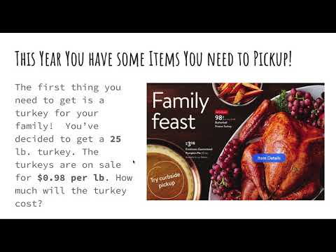 Thanksgiving Decimal Math for 5th Grade Students!