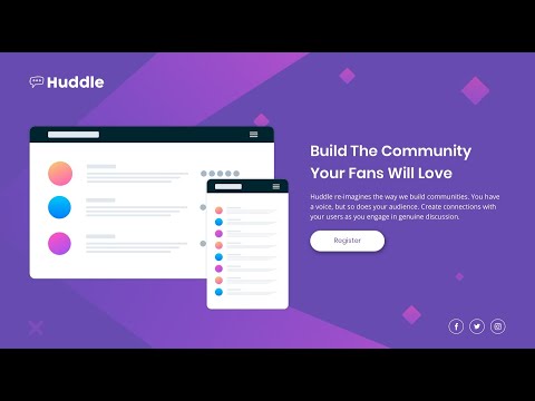 🔴How to create awesome landing page website with HTML CSS with source code| HTML CSS Project 2021
