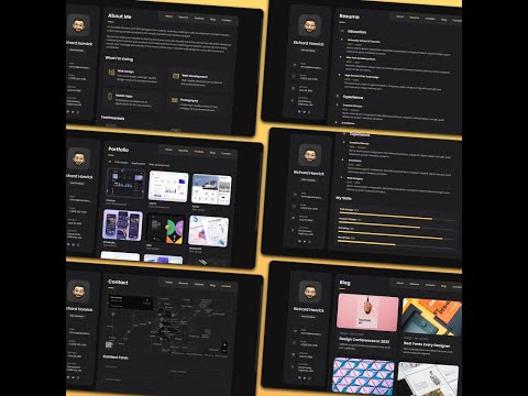 Personal portfolio with code | portfolio with source code | web design | web development |web cheet