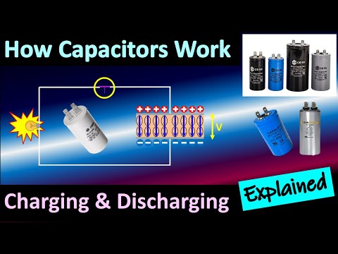 Capacitor Operation Explained / How Capacitors Work ?  All you need to know is here.!💪😍