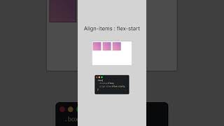 CSS Flexbox : Align-Items Property | CSS Tips | CSS Tricks | #html #css #javascript #coding #shorts