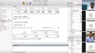 Cointegration test using Stata 15.1: part II