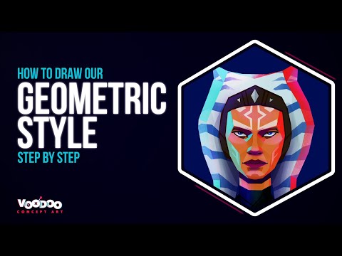 Drawing Our Geometric Concept Art Style