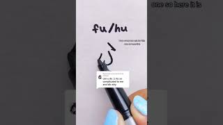 Learn Japanese - How to write Hiragana Fu/ Hu #shorts #japanese