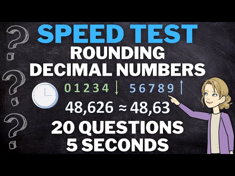 Math Quiz: Rounding Decimal Numbers | MATH SPEED TEST
