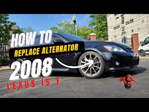 2008-2014 Lexus IS F Alternator Replacement