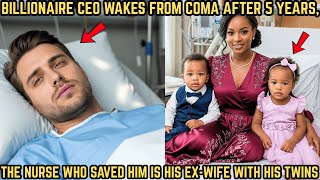 Billionaire Ceo Wakes From Coma After 5 Years, The Nurse Who Saved Him Is His Ex-wife With His Twins
