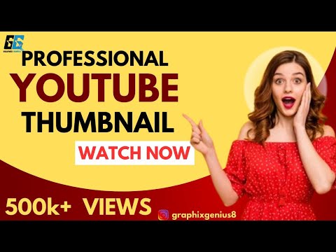 How to Make Thumbnail for YouTube| graphic designer