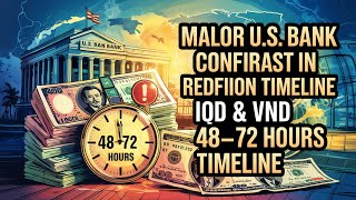 🚨 Major U.S. Bank Confirms Redemption Timeline | IQD & VND Breaking News! 📊 💹 Iraqi dinar news today