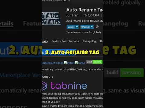 vs code extension you need  #code#coding#webdeveloper#developerlife #webdesign #developer