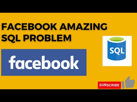 Facebook SQL Interview Question | Solved Using 2 Methods 🔥| Data Analytics#sql #dataanalytics