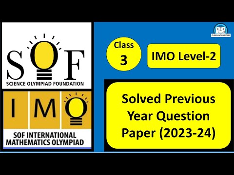 IMO Level-2 Class-3 Solved Previous Year Question Paper (2023-24)