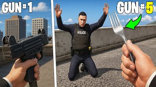 Hitman, But Every Kill = Worse Gun.. GTA 5 RP