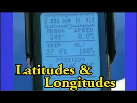 How to work out Latitudes & Longitudes off a chart