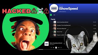 iShowspeed's spotify hacked by an indian messi admirer! 😭😭😭