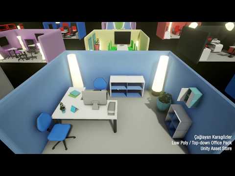 Top Down Office Pack - Asset Store