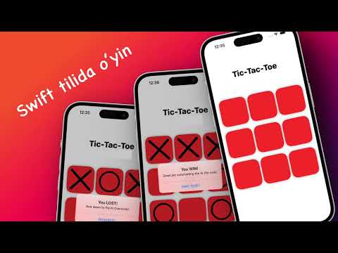 Swift tilida X va 0 o'yini. Tic Tac Toe