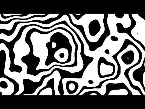 4K Black & White Wave patterns | 6 Hours of Hypnotic Visuals for Study, Sleep, Focus & Meditation
