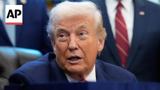 Trump lashes out at a reporter from CNN over questions on Epstein