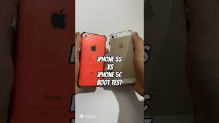 iPhone 5s vs iPhone 5c boot test