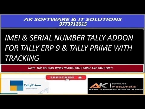 IMEI AND SERIAL NUMBER TALLY ADDON WITH IMEI TRACKING