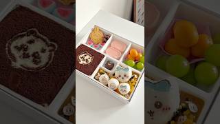 Make chiikawa bento for my niece🥢 #asmr #food #asmrfood #bento #lunch #lunchbox #chiikawa #shorts