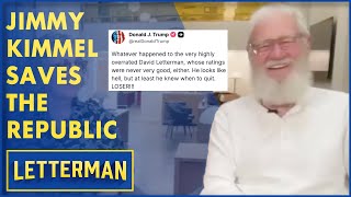 Jimmy Kimmel Single-Handedly Saves The Republic | David Letterman