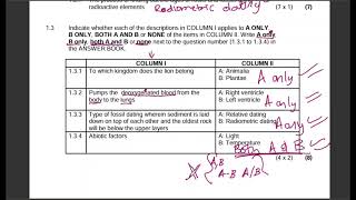 Grade 10 Life Science Paper 2 Term 4 Exam| Past Paper| Biosphere | Circulatory System