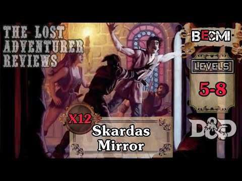 A Review of X12: Skarda's Mirror. A BECMI Dungeons and Dragons review #12