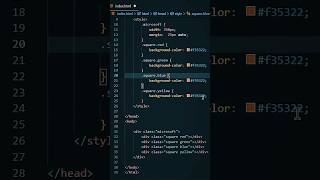 How to make Microsoft logo using html #developer #html #coding