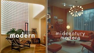 Modern vs. Midcentury Modern: What's the difference?  Architecture & Design 101