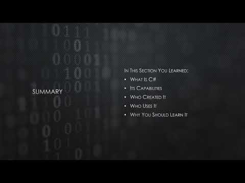 What Is C# - Summary