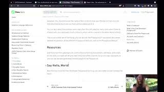 Flow Blockchain - First Steps