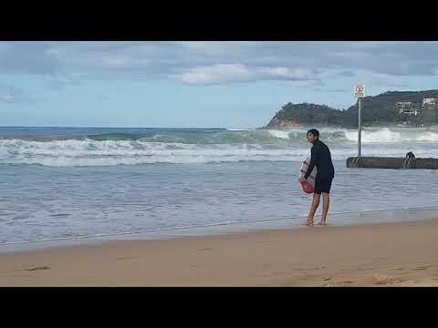 Kaia & Jaxon Surfing 17 May 2020